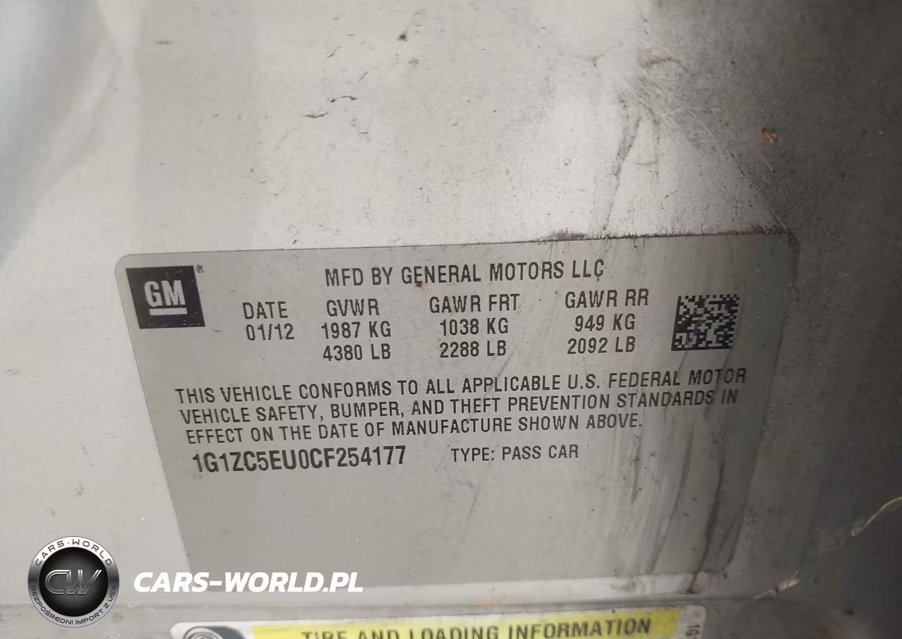 2012 Chevrolet Malibu 1Lt VIN:1G1ZC5EU0CF254177 - 9