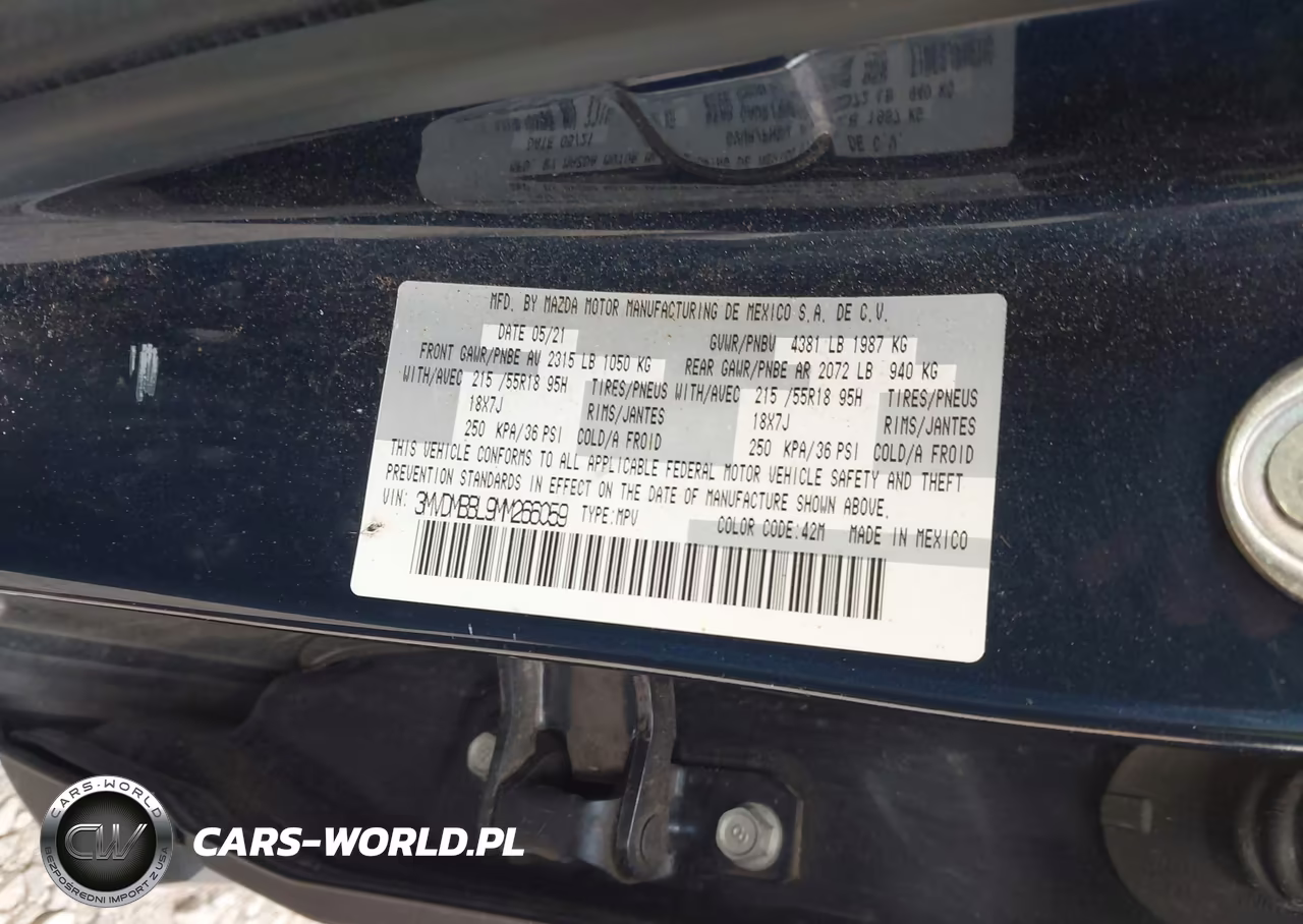 2021 Mazda Cx-30 Select VIN:3MVDMBBL9MM266059 - 9