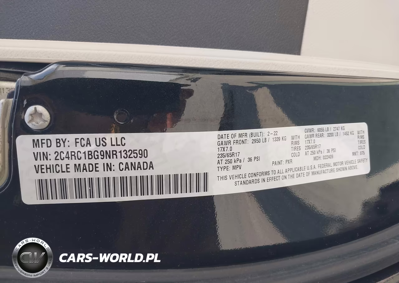 2022 Chrysler Pacifica Touring L VIN:2C4RC1BG9NR132590 - 9
