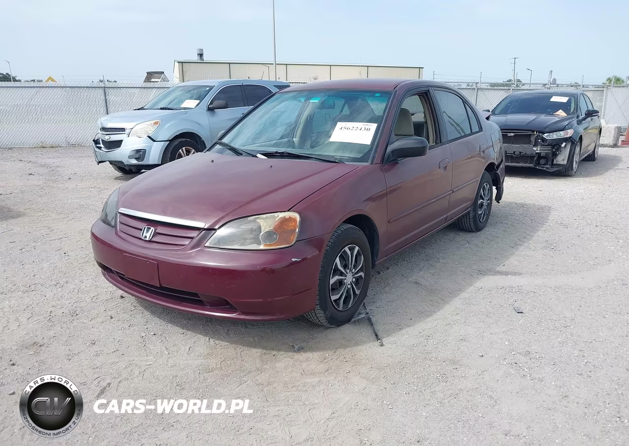 2002 Honda Civic Lx VIN:2HGES16562H538159 - 2