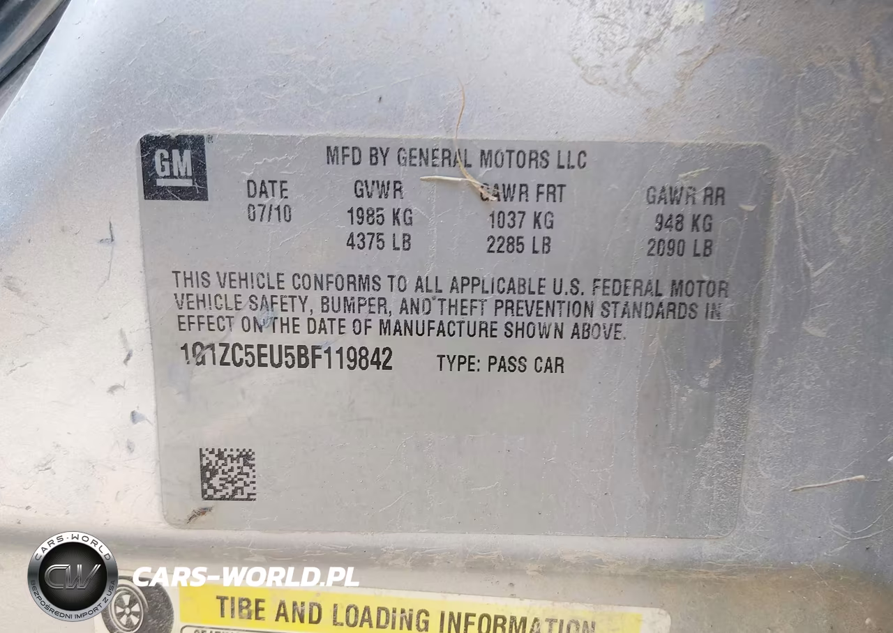 2011 Chevrolet Malibu 1Lt VIN:1G1ZC5EU5BF119842 - 9