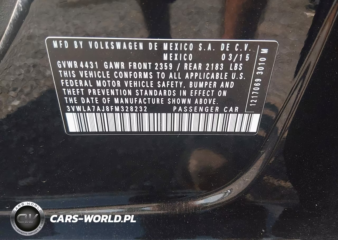 2015 Volkswagen Jetta 2.0L Tdi Se VIN:3VWLA7AJ8FM328232 - 9