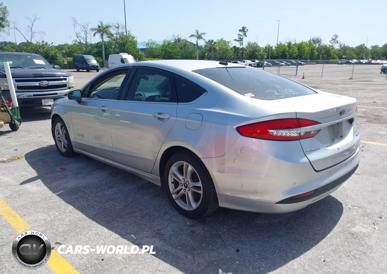 2018 Ford Fusion Hybrid Se VIN:3FA6P0LU0JR226907 - 3