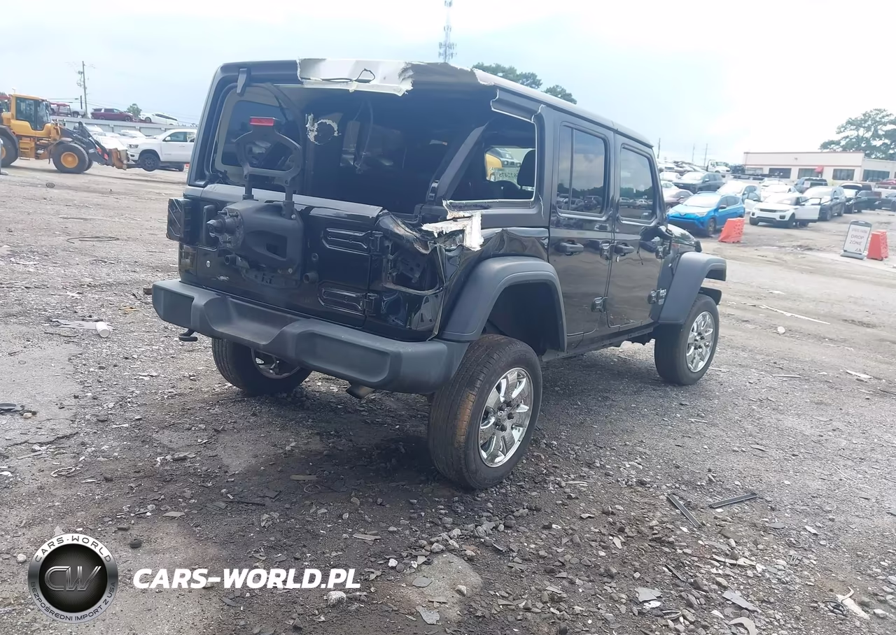 2019 Jeep Wrangler Unlimited Sport S 4X4 VIN:1C4HJXDG6KW504620 - 4