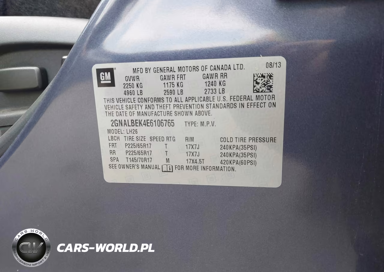 2014 Chevrolet Equinox Lt VIN:2GNALBEK4E6106765 - 9