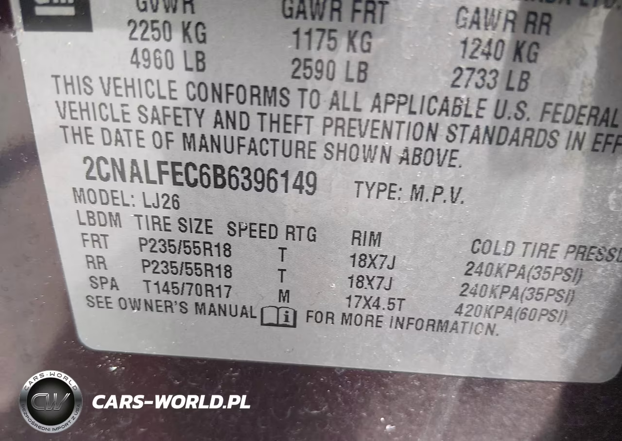 2011 Chevrolet Equinox Ltz VIN:2CNALFEC6B6396149 - 9