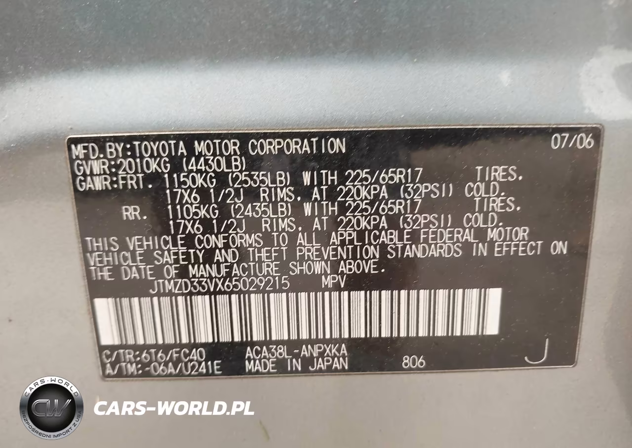 2006 Toyota Rav4 VIN:JTMZD33VX65029215 - 9