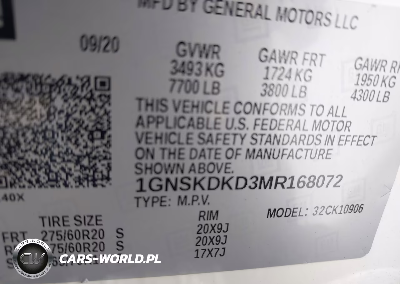 2021 Chevrolet Suburban 4Wd Z71 VIN:1GNSKDKD3MR168072 - 9