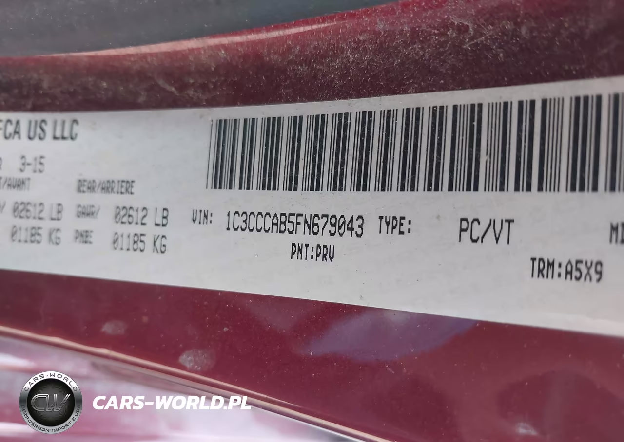 2015 Chrysler 200 Limited VIN:1C3CCCAB5FN679043 - 9