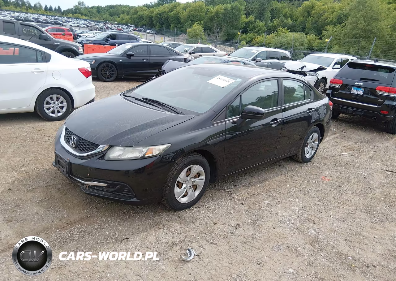 2014 Honda Civic Lx VIN:19XFB2F50EE004552 - 2