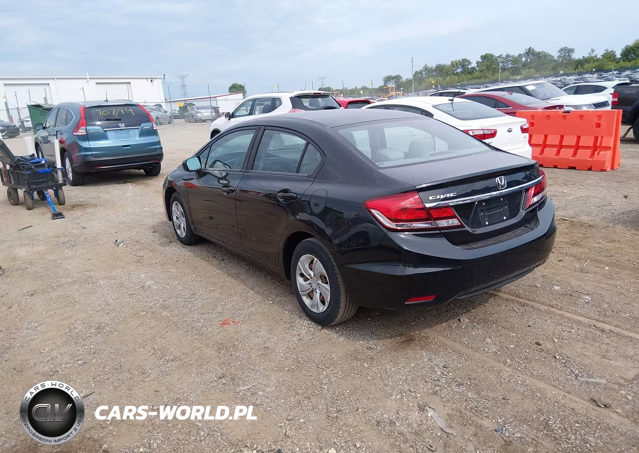 2014 Honda Civic Lx VIN:19XFB2F50EE004552 - 3