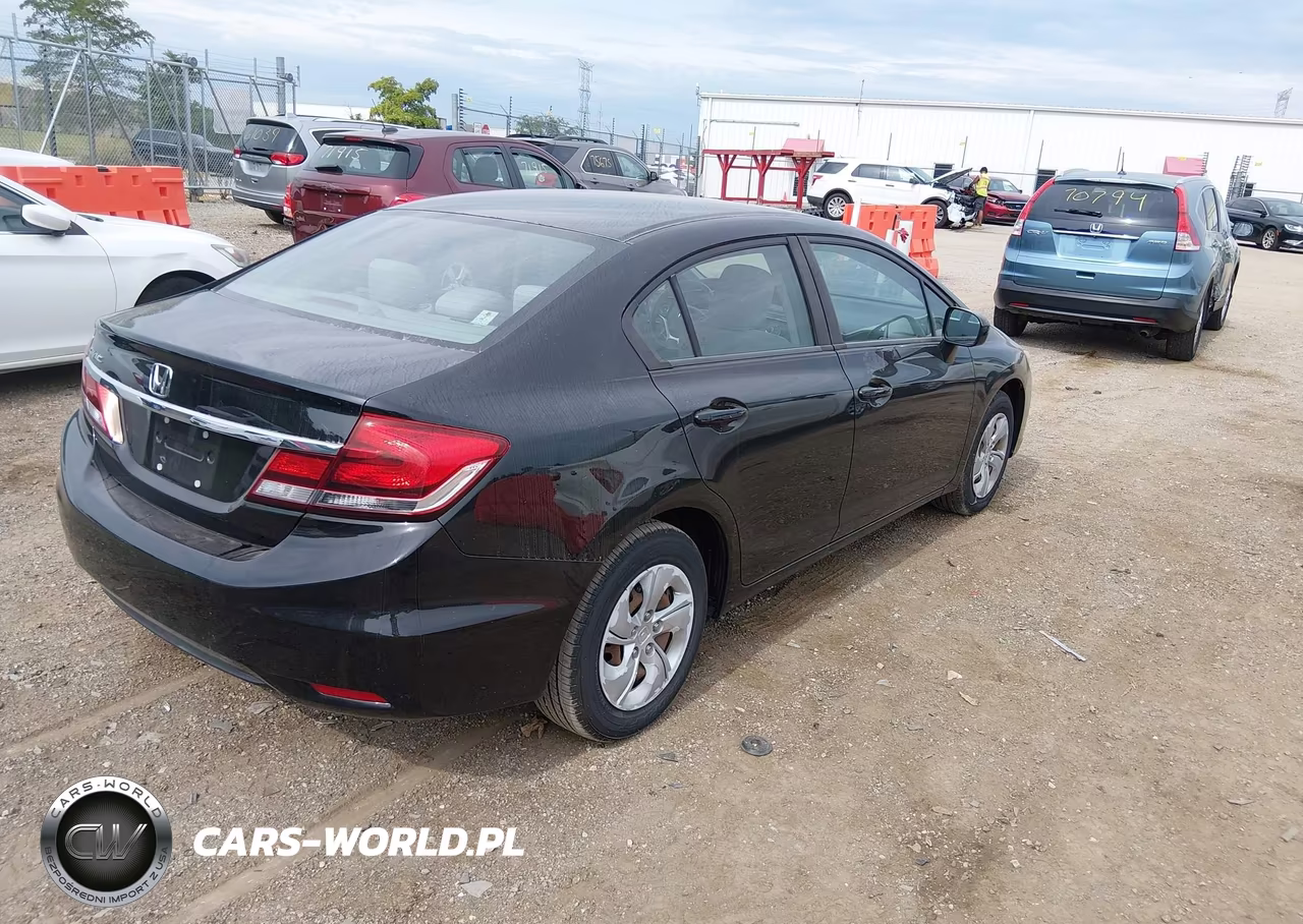 2014 Honda Civic Lx VIN:19XFB2F50EE004552 - 4