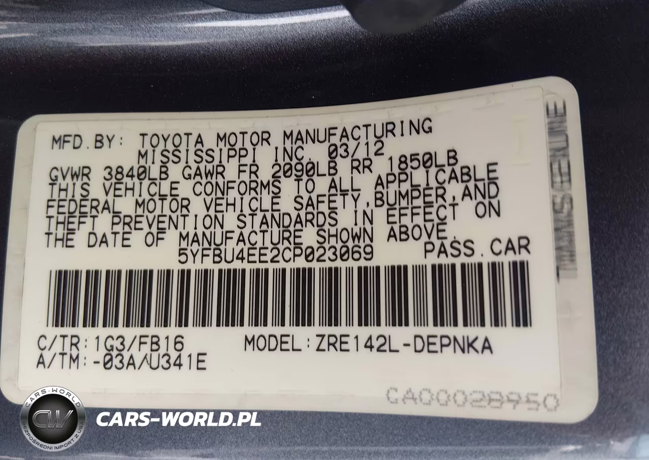 2012 Toyota Corolla Le VIN:5YFBU4EE2CP023069 - 9