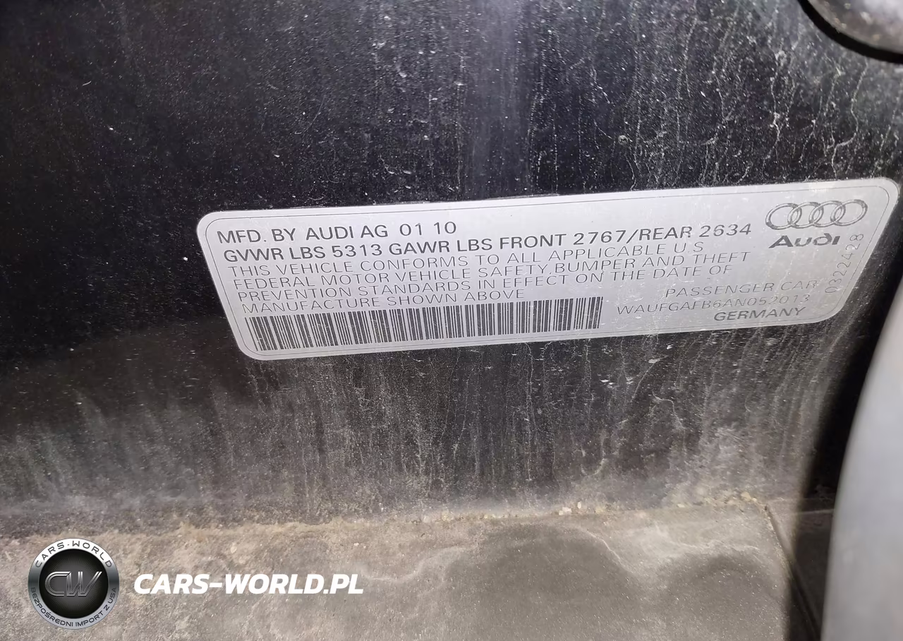 2010 Audi A6 3.0 Premium VIN:WAUFGAFB6AN052013 - 9