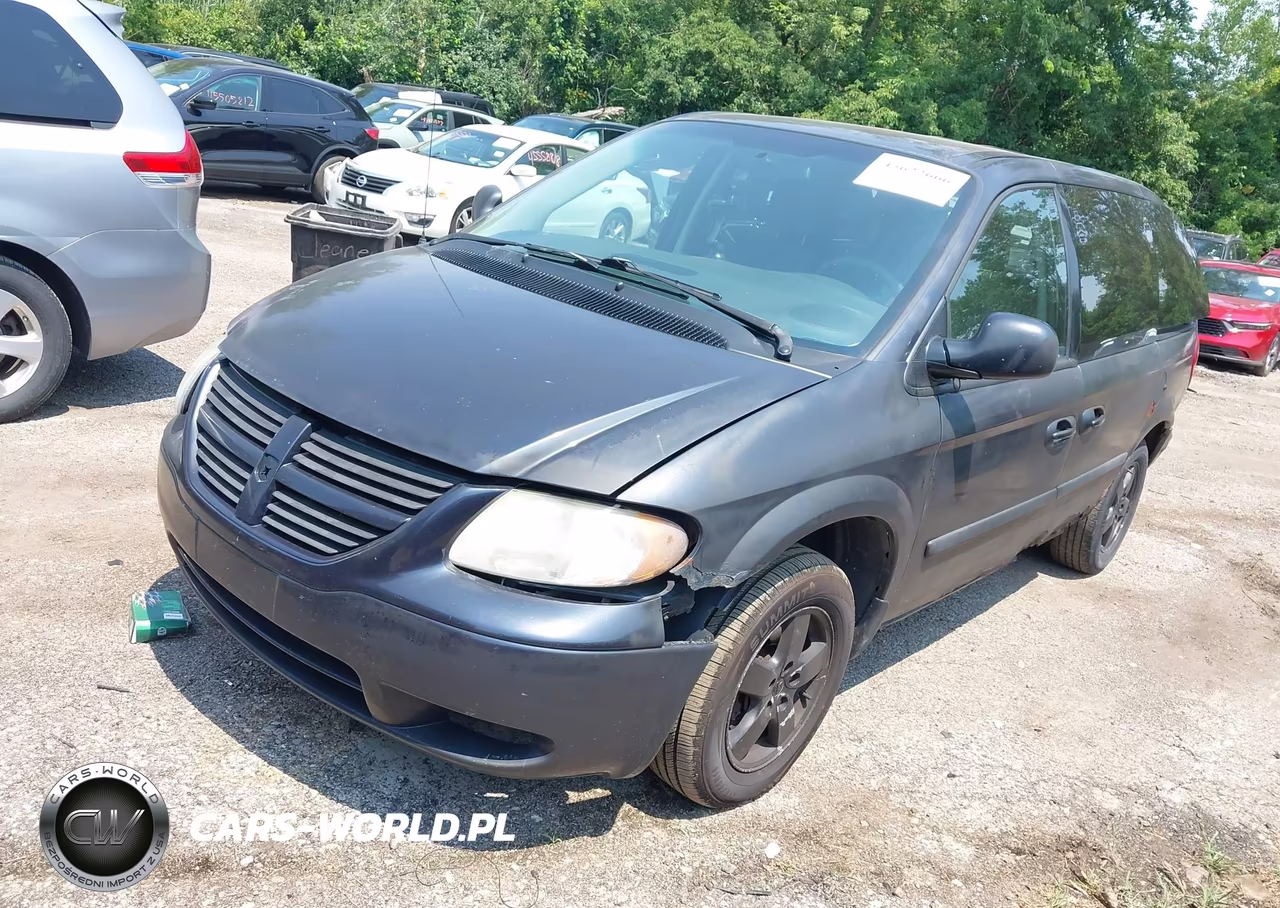 2007 Dodge Caravan Sxt VIN:1D4GP45R37B198437 - 2