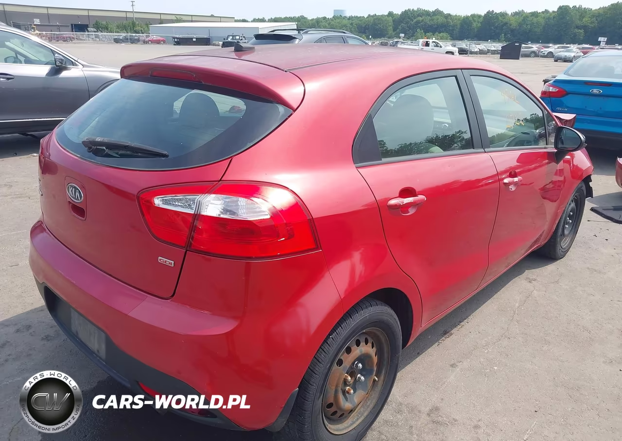 2013 Kia Rio Lx VIN:KNADM5A33D6127949 - 4