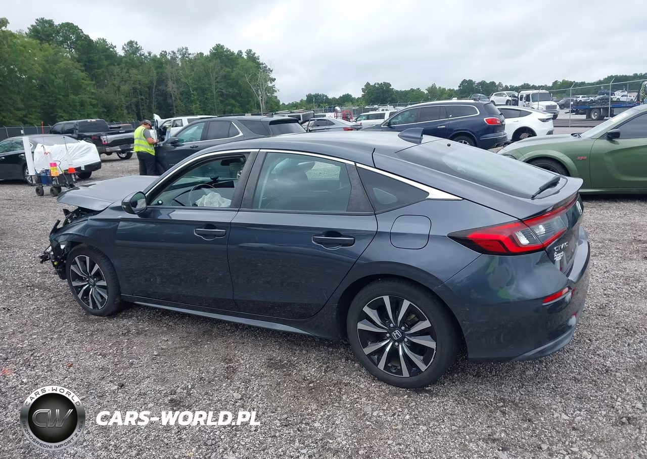 2022 Honda Civic Ex-L VIN:19XFL1H71NE008177 - 3
