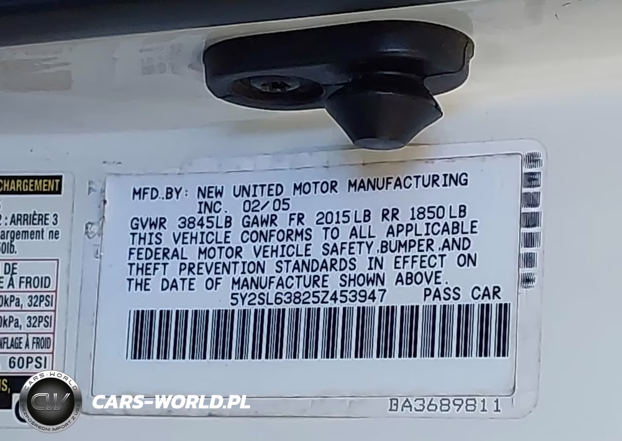 2005 Pontiac Vibe VIN:5Y2SL63825Z453947 - 9