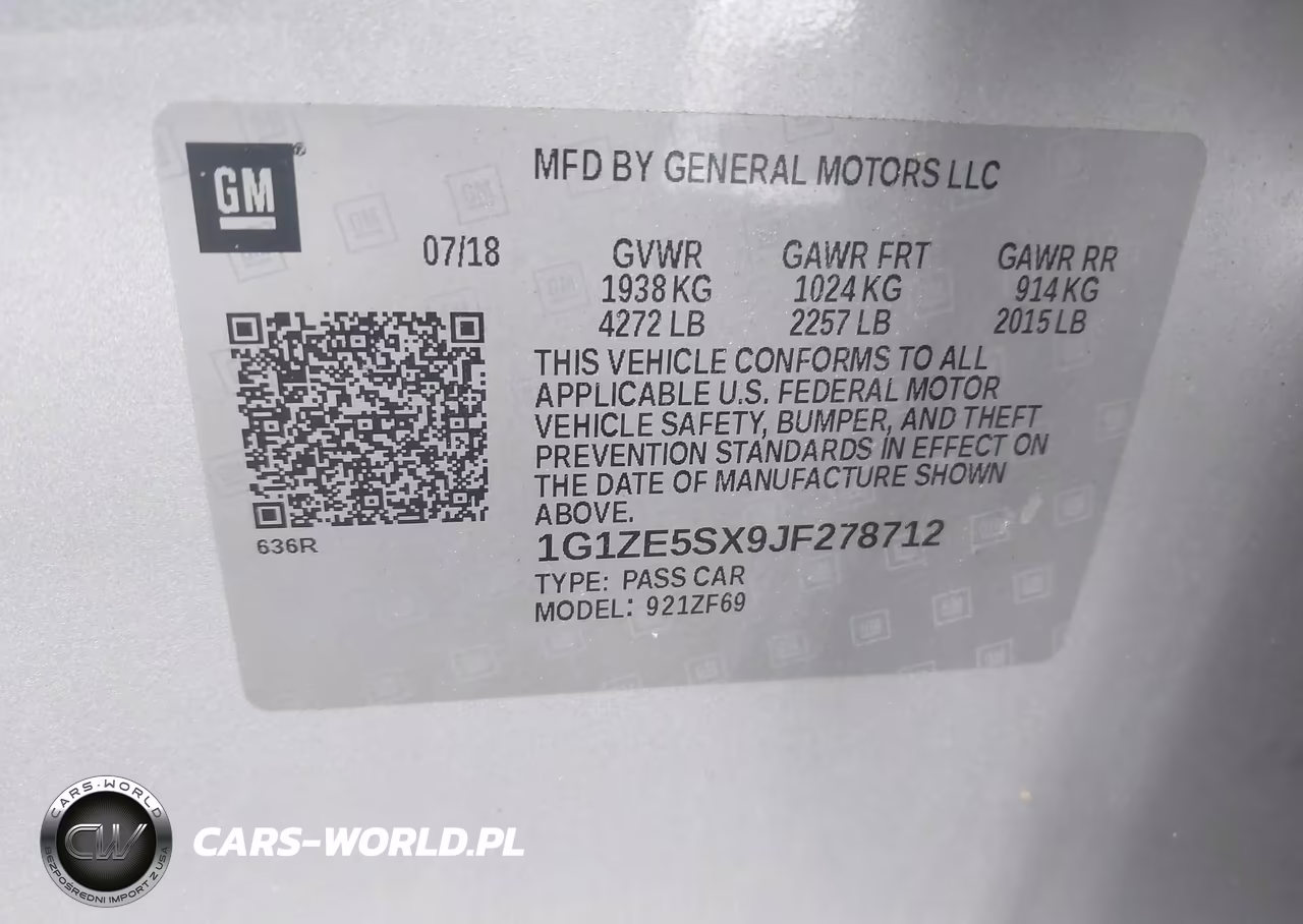2018 Chevrolet Malibu Premier VIN:1G1ZE5SX9JF278712 - 9