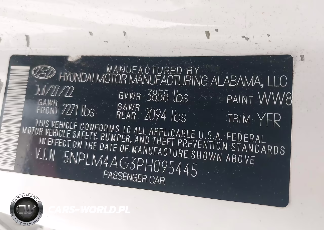 2023 Hyundai Elantra Sel VIN:5NPLM4AG3PH095445 - 9