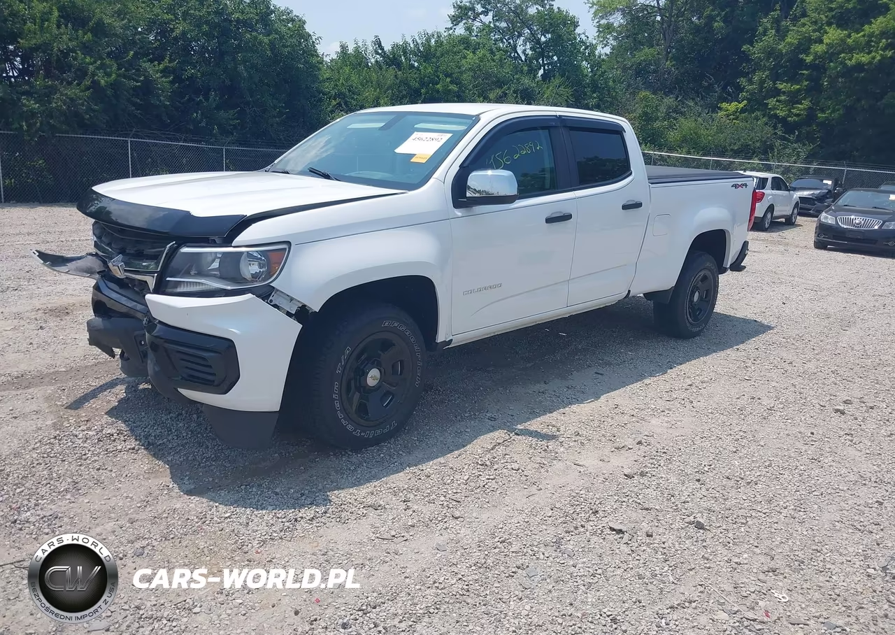 2021 Chevrolet Colorado Wt VIN:1GCGTBEN0M1245029 - 2