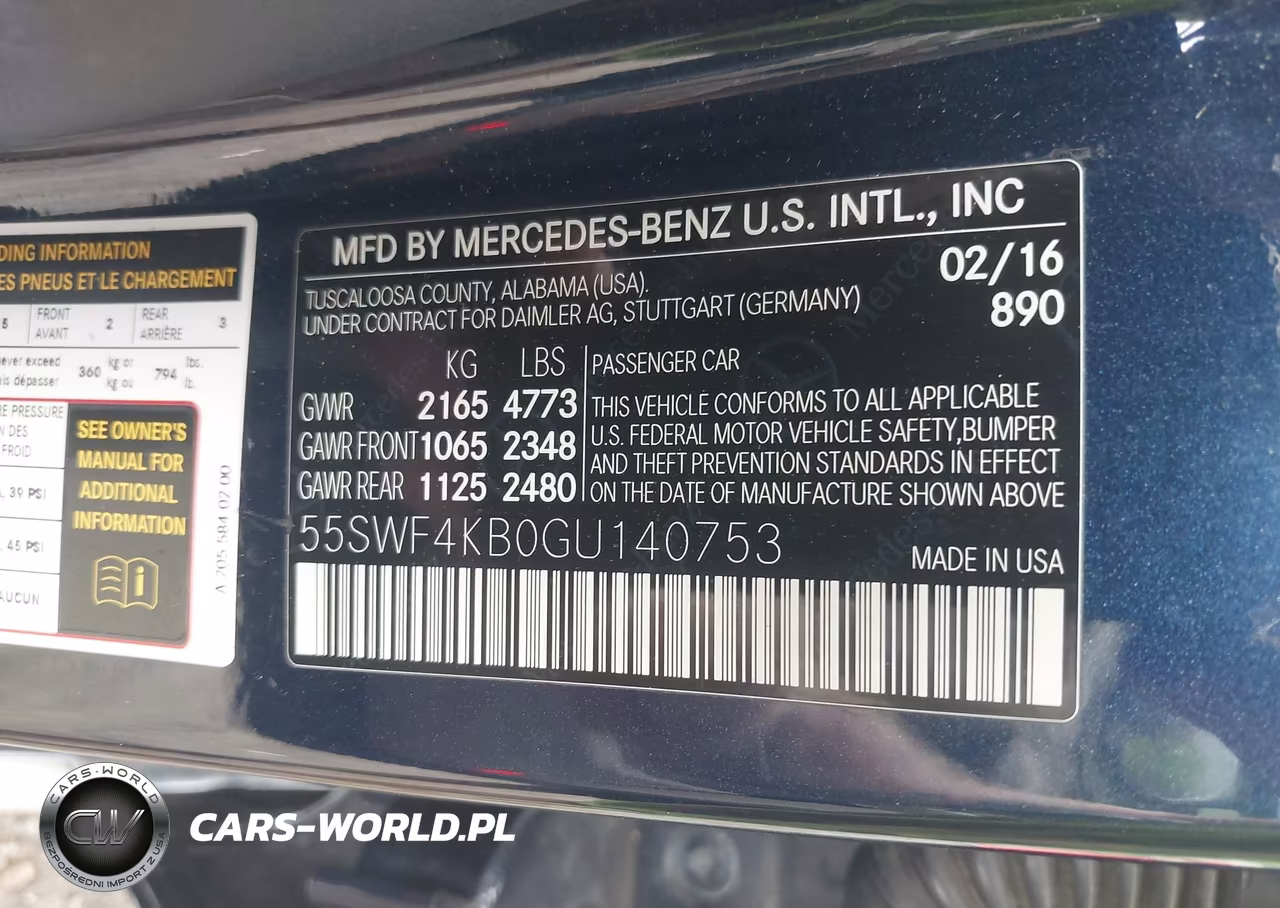 2016 Mercedes-Benz C 300 4Matic VIN:55SWF4KB0GU140753 - 9