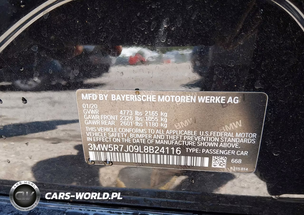 2020 BMW 330I xDrive VIN:3MW5R7J09L8B24116 - 9