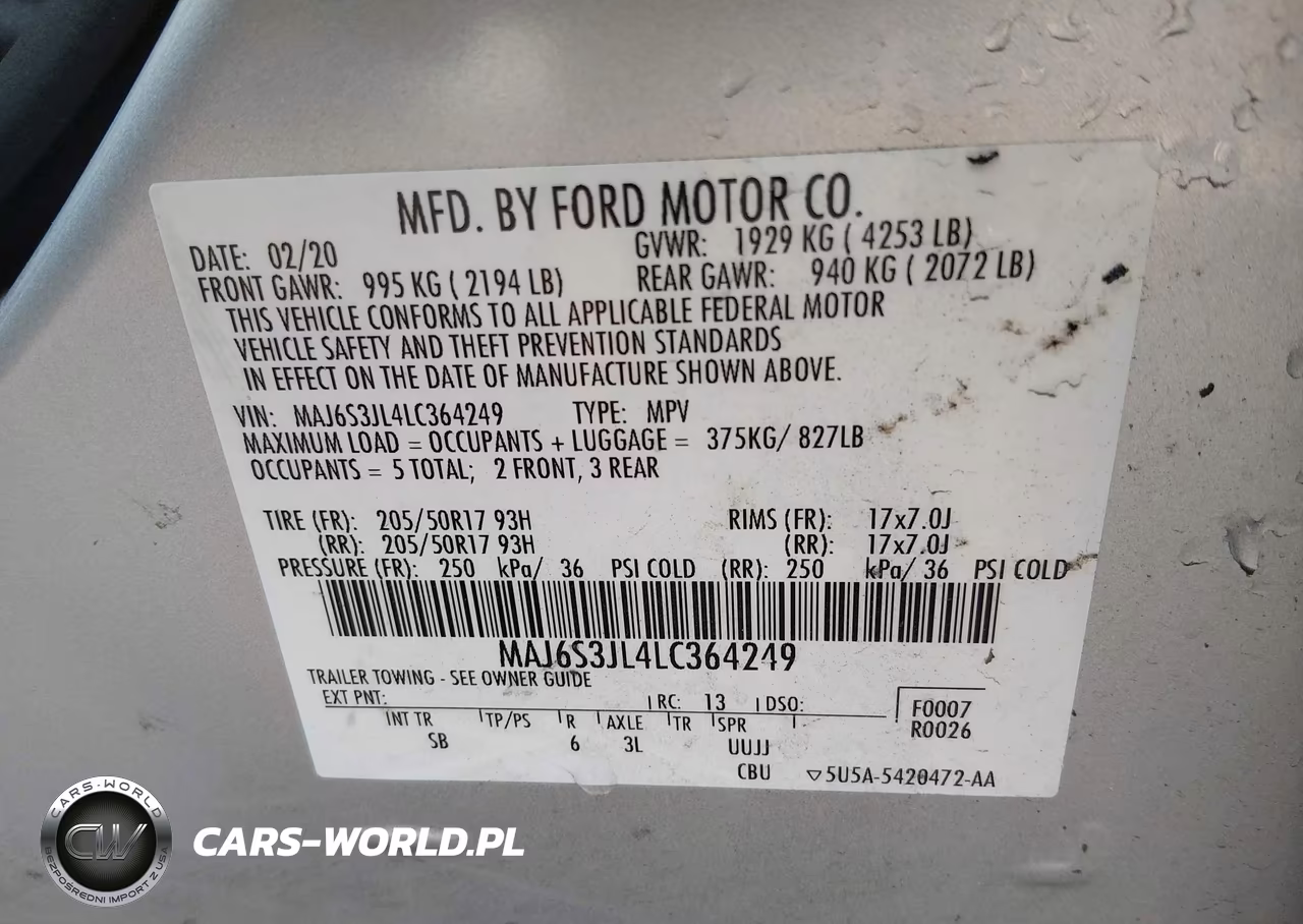 2020 Ford Ecosport Ses VIN:MAJ6S3JL4LC364249 - 9