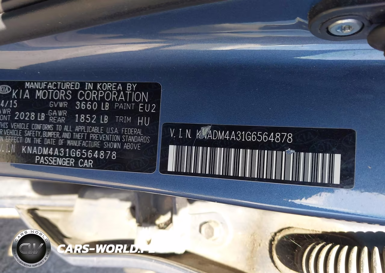 2016 Kia Rio Lx VIN:KNADM4A31G6564878 - 9