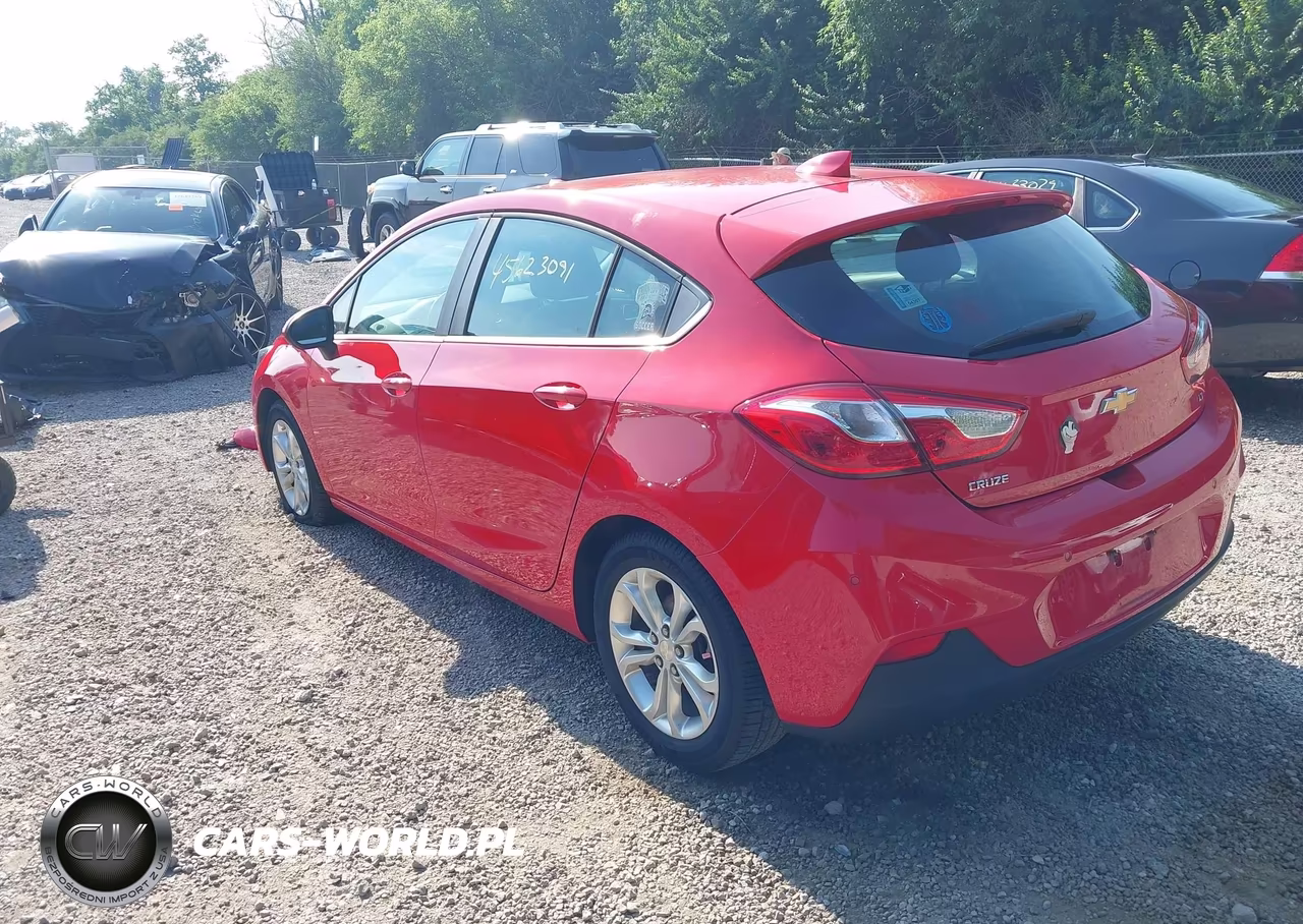 2019 Chevrolet Cruze Lt VIN:3G1BE6SM3KS608130 - 3