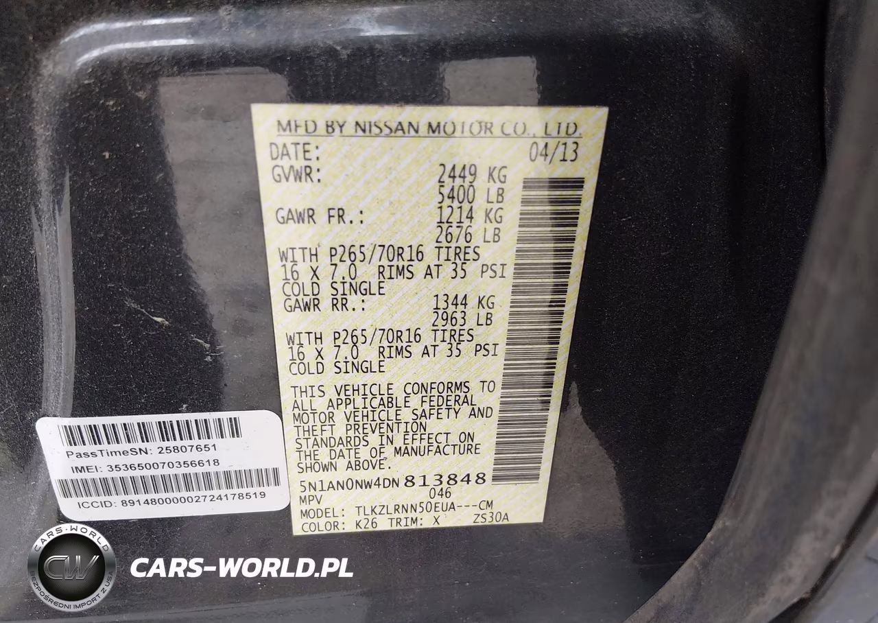 2013 Nissan Xterra S VIN:5N1AN0NW4DN813848 - 9