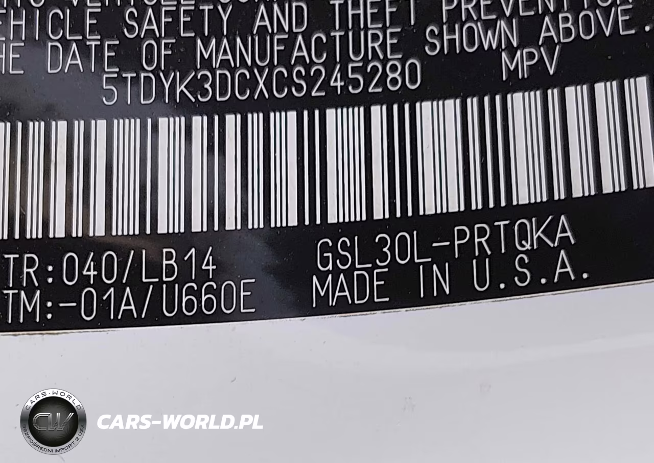 2012 Toyota Sienna Xle V6 8 Passenger VIN:5TDYK3DCXCS245280 - 9
