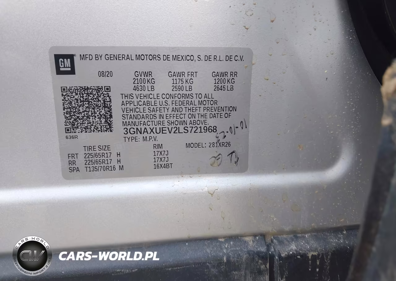 2020 Chevrolet Equinox Awd Lt 1.5L Turbo VIN:3GNAXUEV2LS721968 - 9