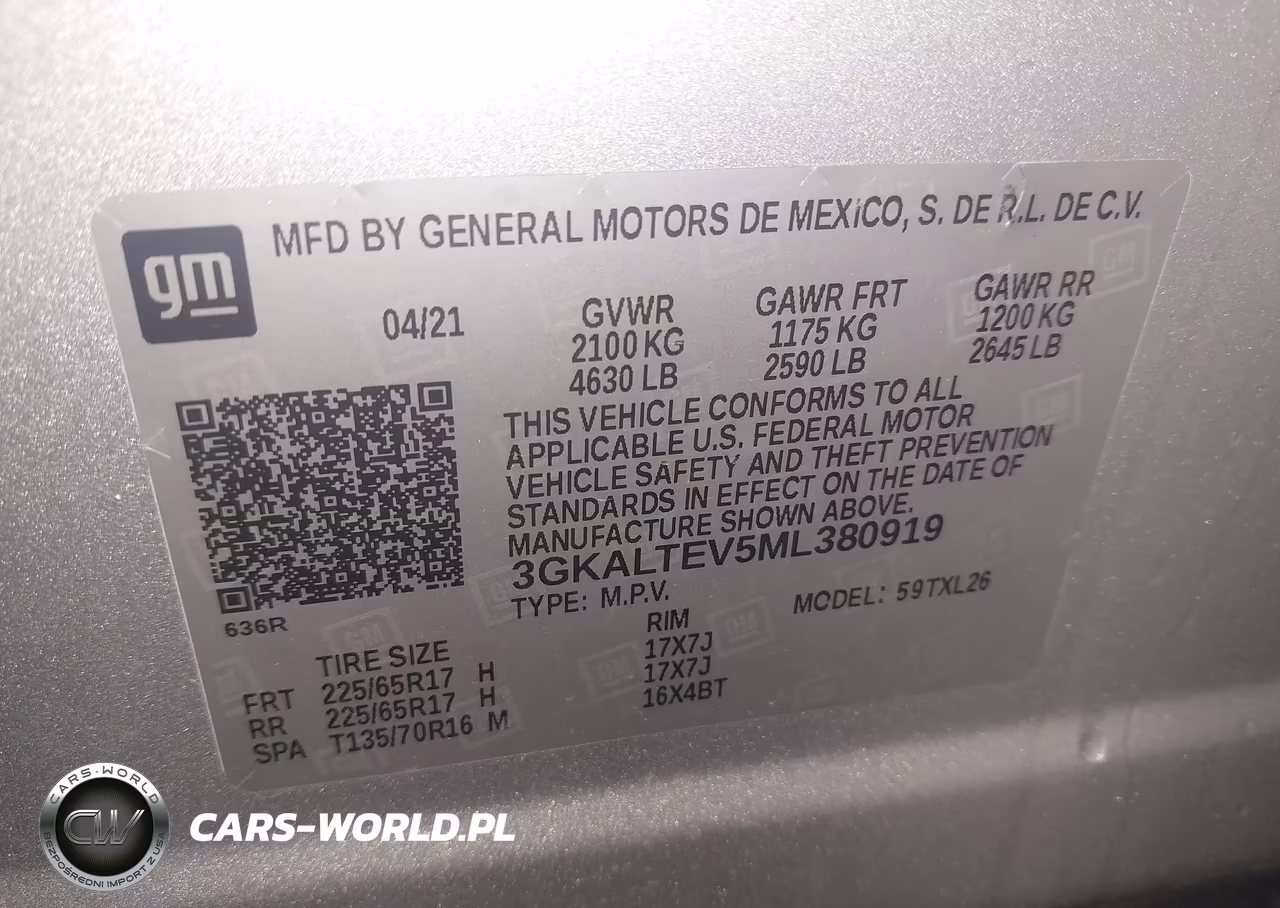 2021 GMC Terrain Awd Sle VIN:3GKALTEV5ML380919 - 9