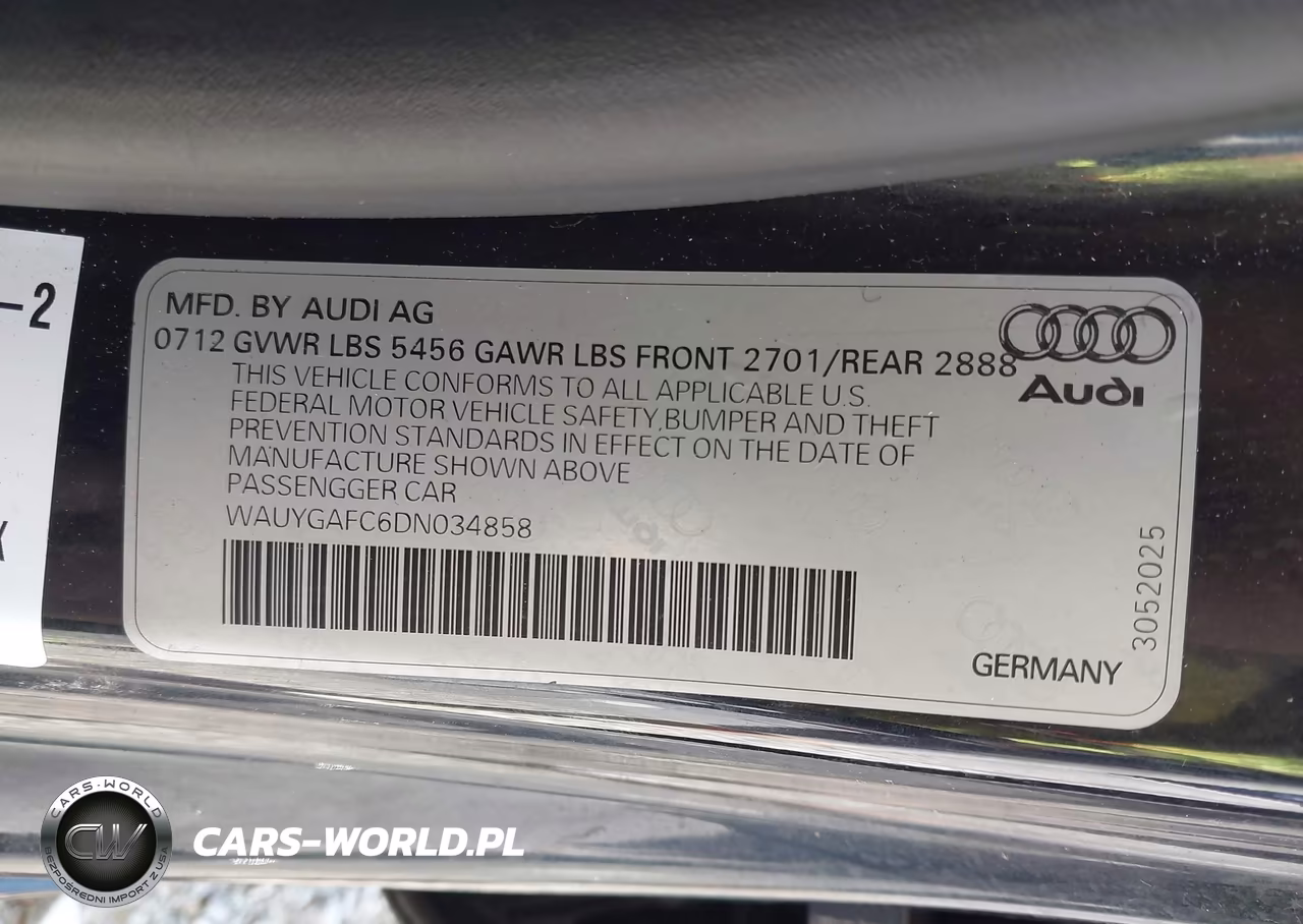 2013 Audi A7 3.0T Premium VIN:WAUYGAFC6DN034858 - 9