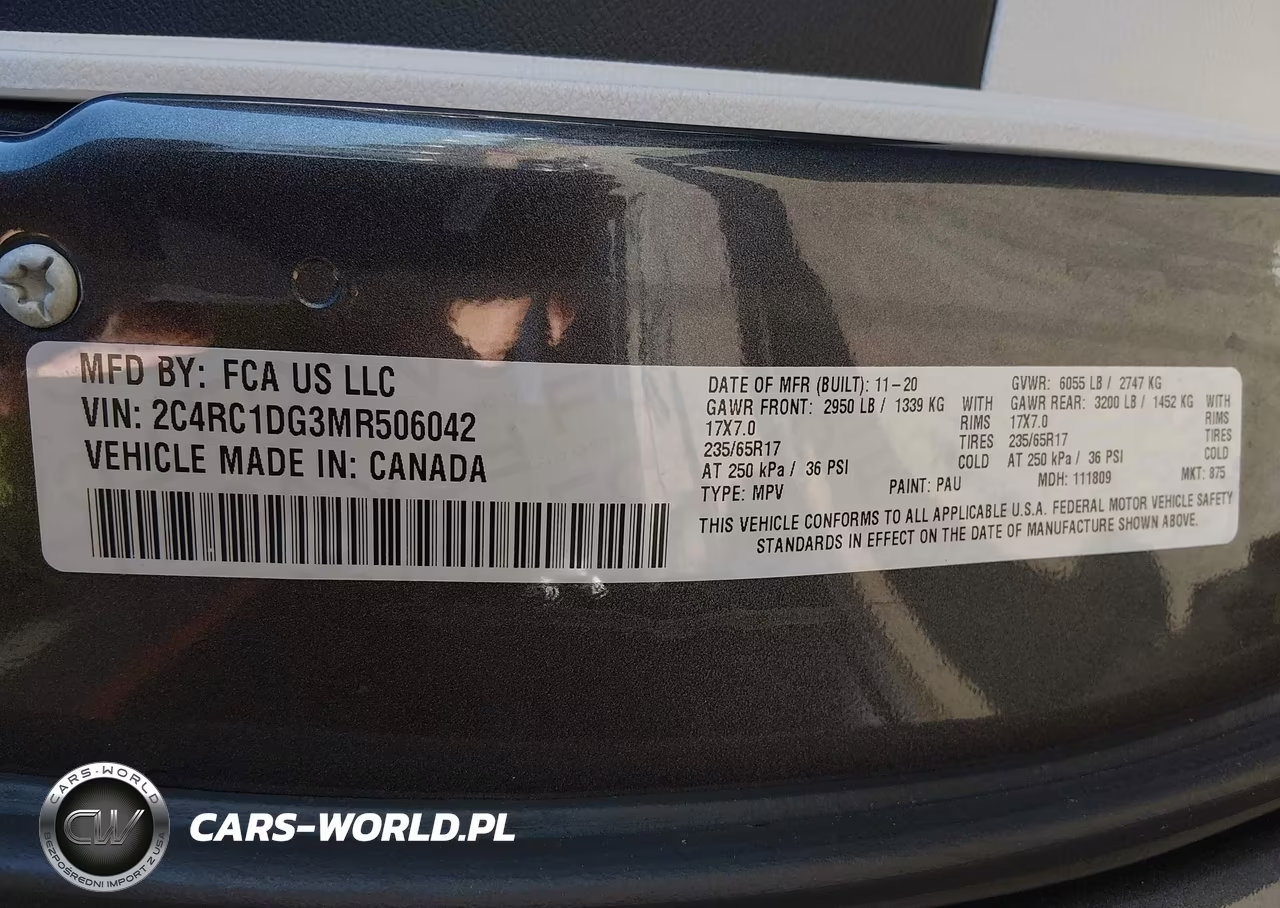 2021 Chrysler Voyager Lxi VIN:2C4RC1DG3MR506042 - 9
