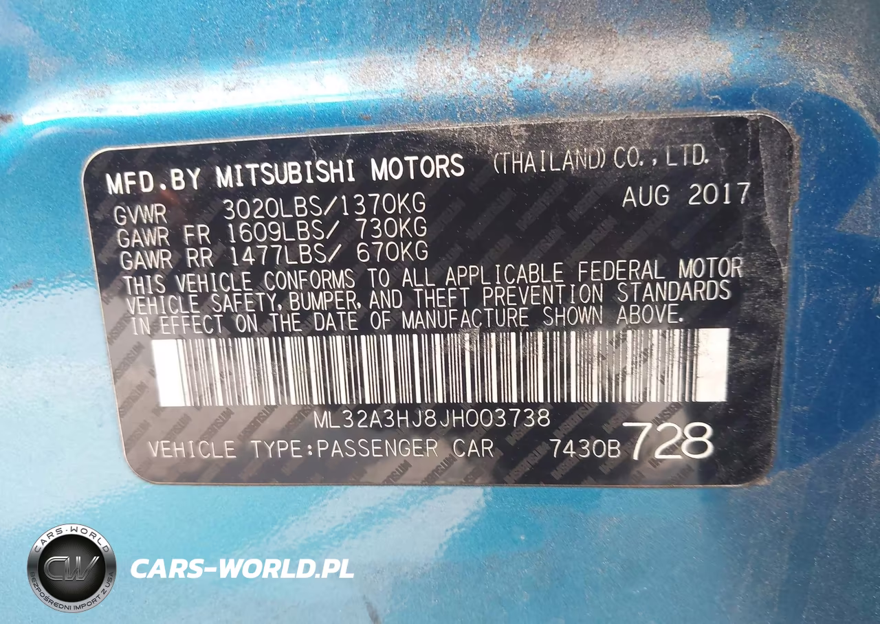 2018 Mitsubishi Mirage Es VIN:ML32A3HJ8JH003738 - 9