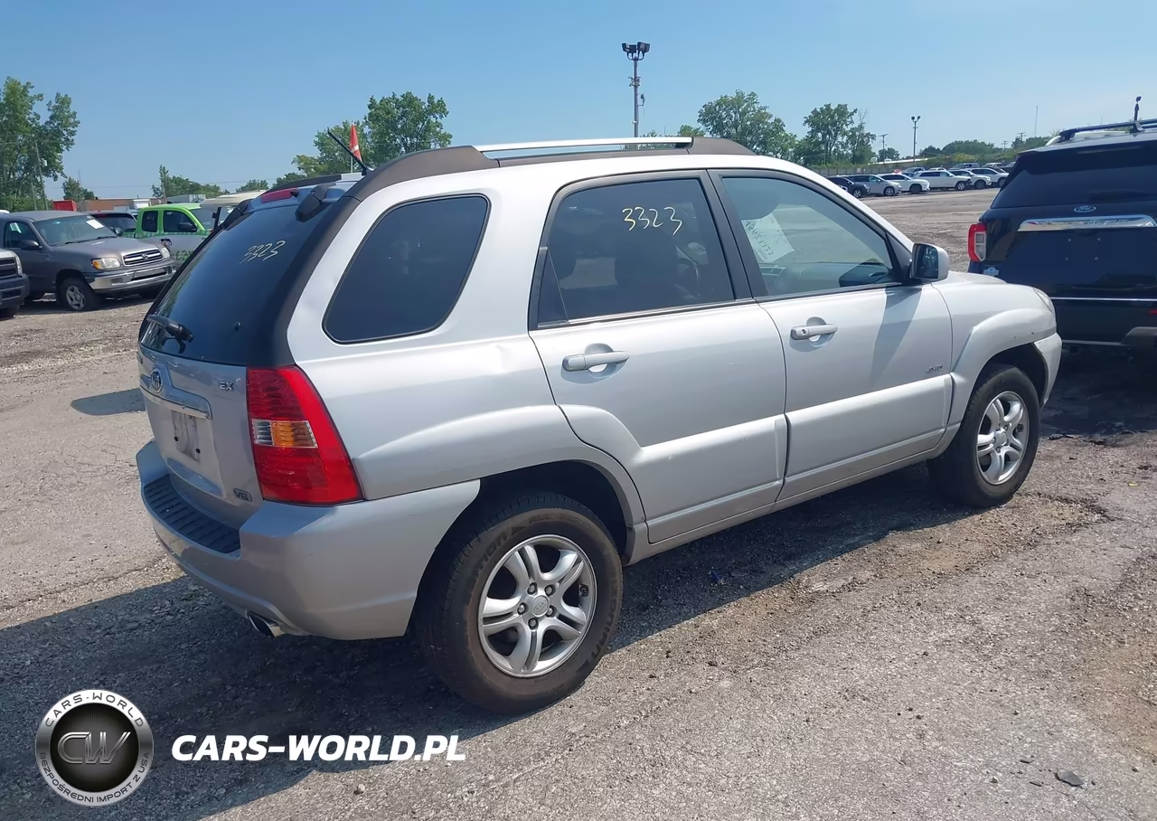 2007 Kia Sportage Ex V6 VIN:KNDJE723377309095 - 4
