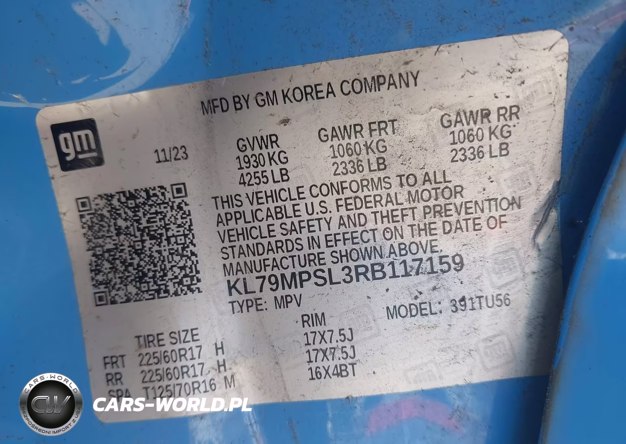 2024 Chevrolet Trailblazer Fwd Lt VIN:KL79MPSL3RB117159 - 9