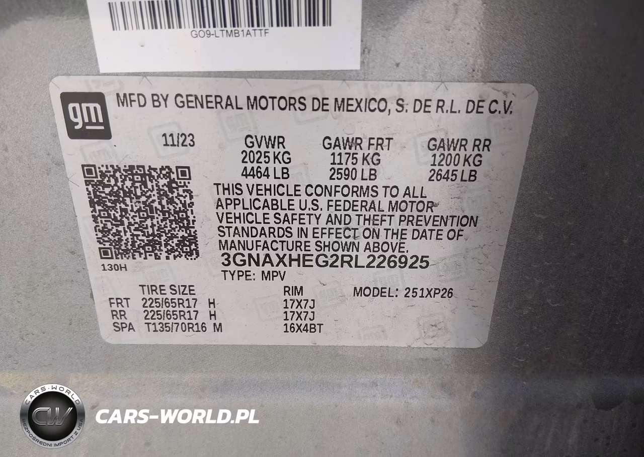 2024 Chevrolet Equinox Fwd Ls VIN:3GNAXHEG2RL226925 - 9