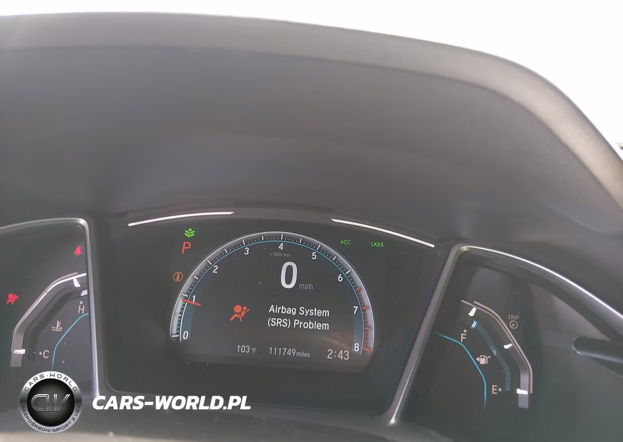2019 Honda Civic Touring VIN:2HGFC3B96KH353583 - 7