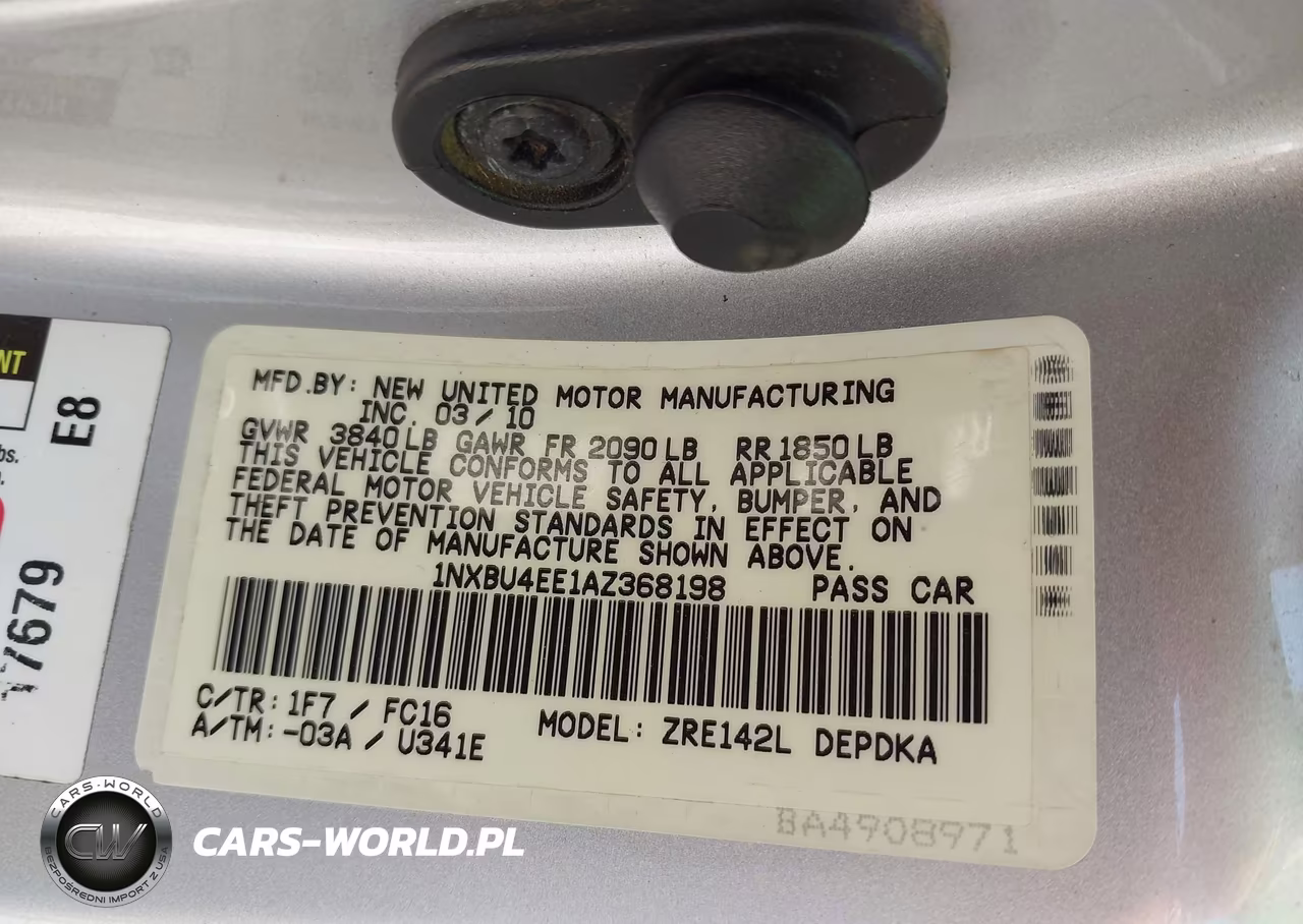 2010 Toyota Corolla Le VIN:1NXBU4EE1AZ368198 - 9