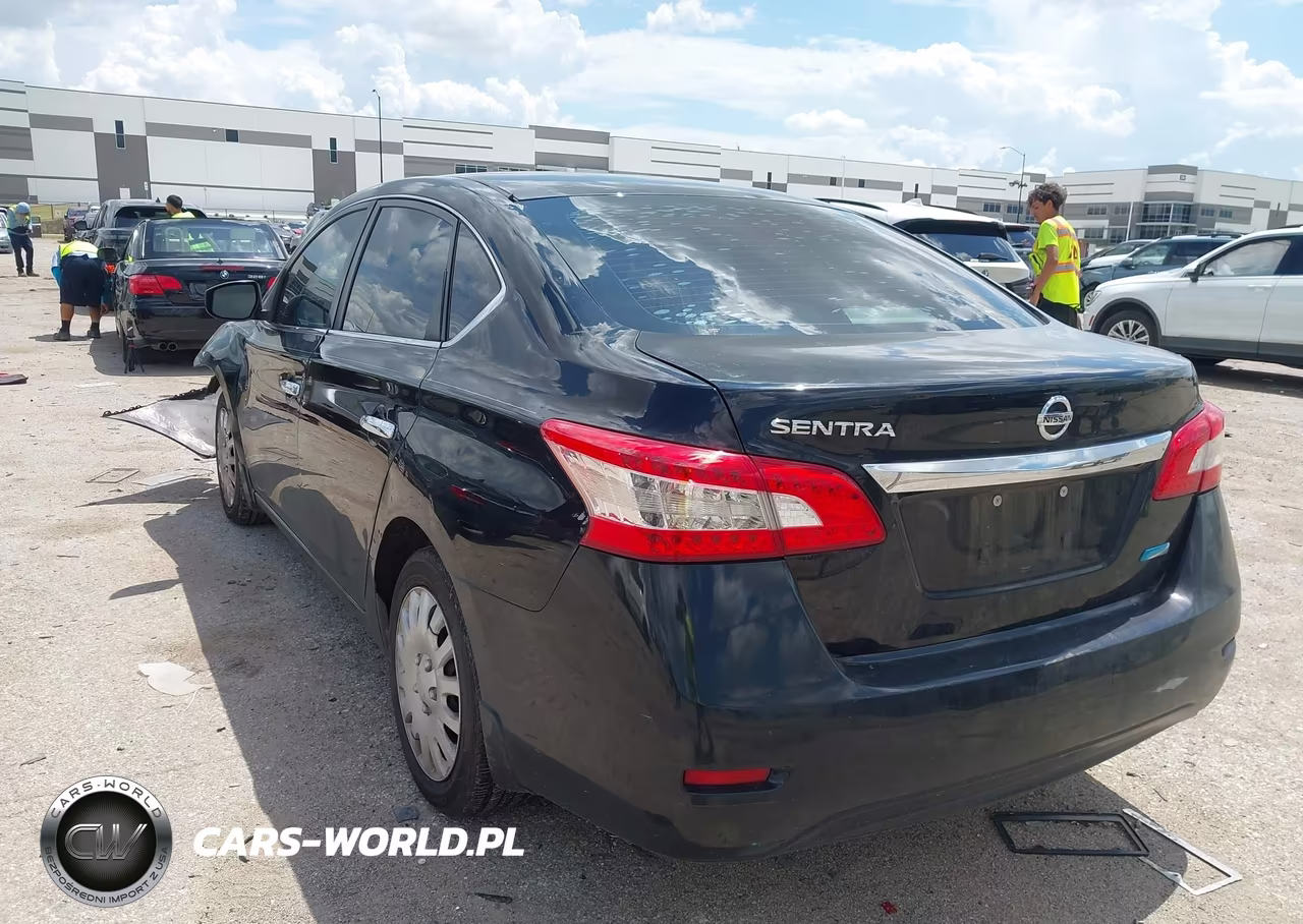 2013 Nissan Sentra S VIN:3N1AB7AP8DL743228 - 3