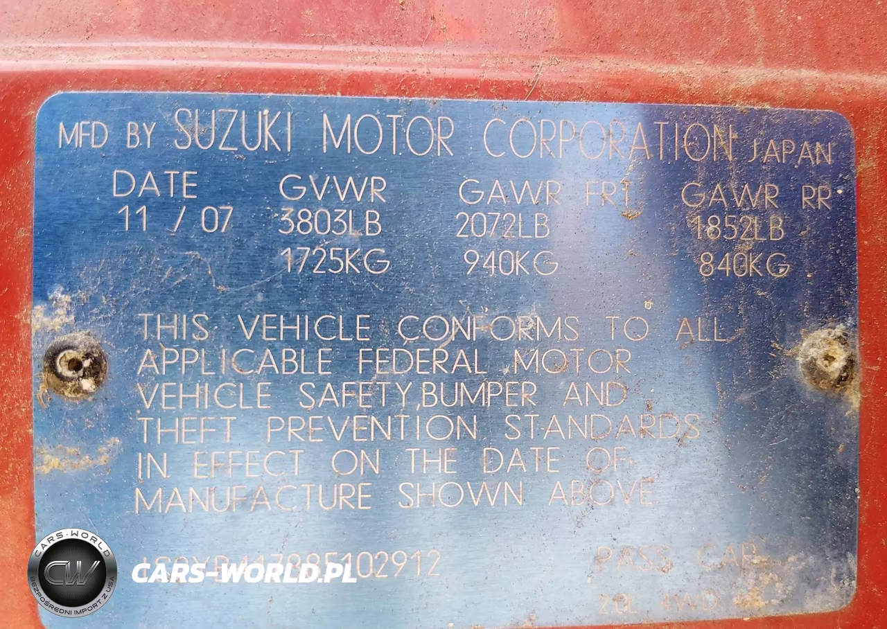 2008 Suzuki Sx4 Convenience-Touring VIN:JS2YB417885102912 - 9