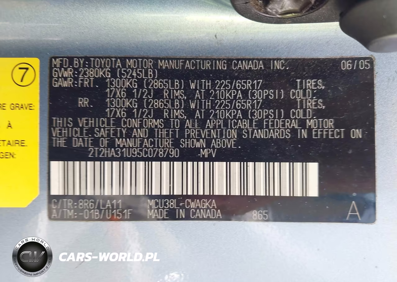 2005 Lexus Rx 330 VIN:2T2HA31U95C078790 - 9
