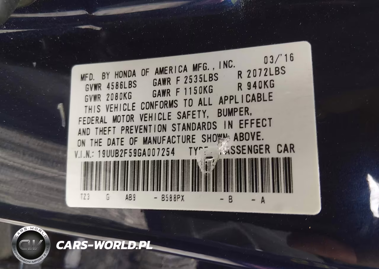 2016 Acura Tlx V6 Tech VIN:19UUB2F59GA007254 - 9