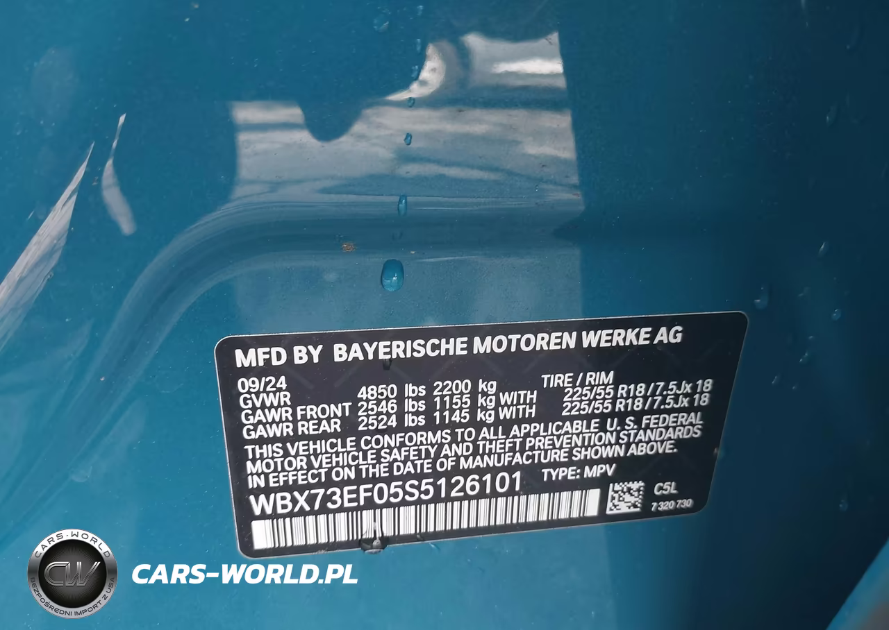 2025 BMW X1 xDrive28I VIN:WBX73EF05S5126101 - 9