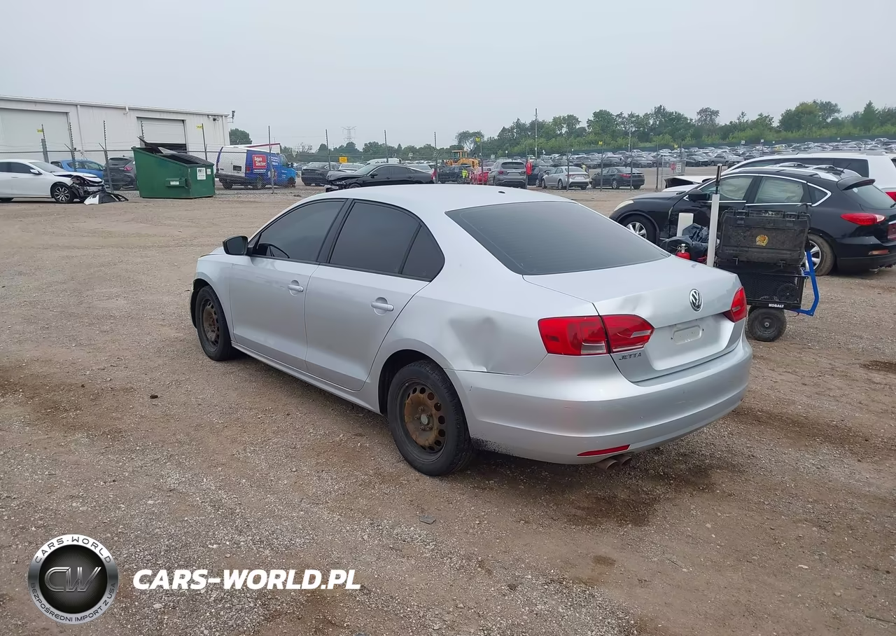 2013 Volkswagen Jetta 2.0L S VIN:3VW2K7AJ9DM217050 - 3