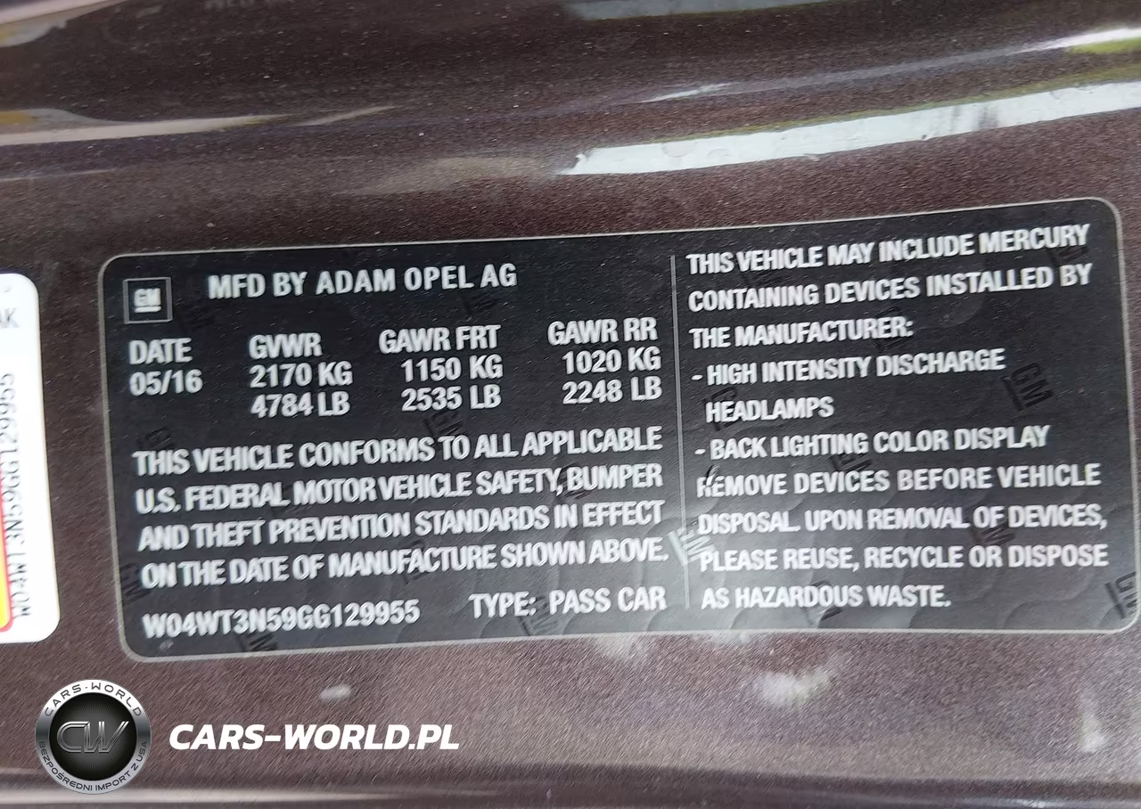 2016 Buick Cascada Premium VIN:W04WT3N59GG129955 - 9