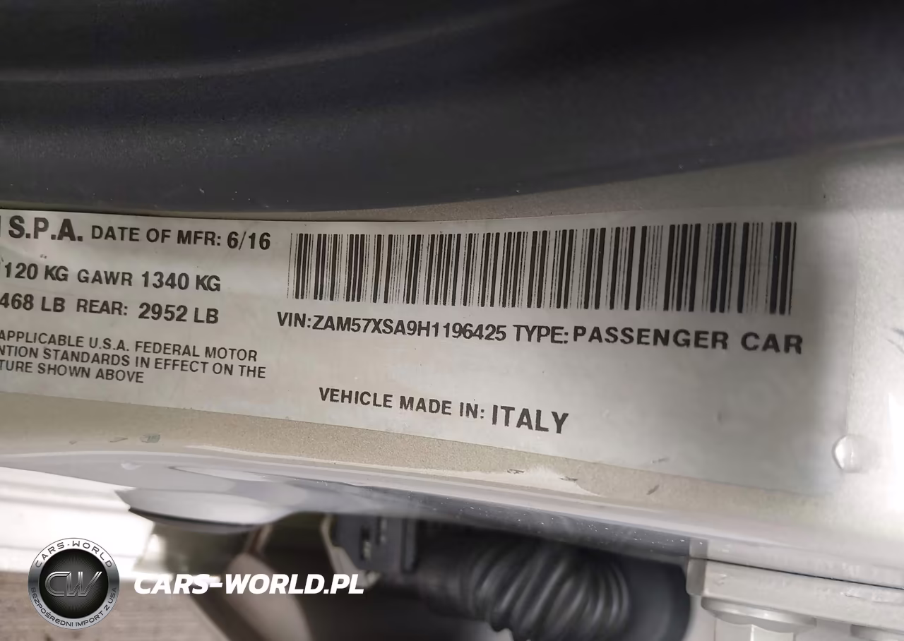 2017 Maserati Ghibli VIN:ZAM57XSA9H1196425 - 9